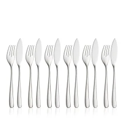 WMF Besteck-Sets|Vision Fischbesteck-Set, 12-teilig, Cromargan protect®