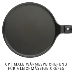 WMF Küchenutensilien|Pfannen-Sets|Devil Crêpes-Pfanne mit Teigverteiler und Wender, 27 cm