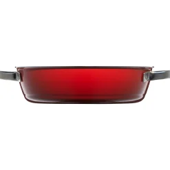 WMF Schmorpfannen|Pfannen Mit Deckel|Fusiontec Mineral Roasting Pan 28cm Red with lid
