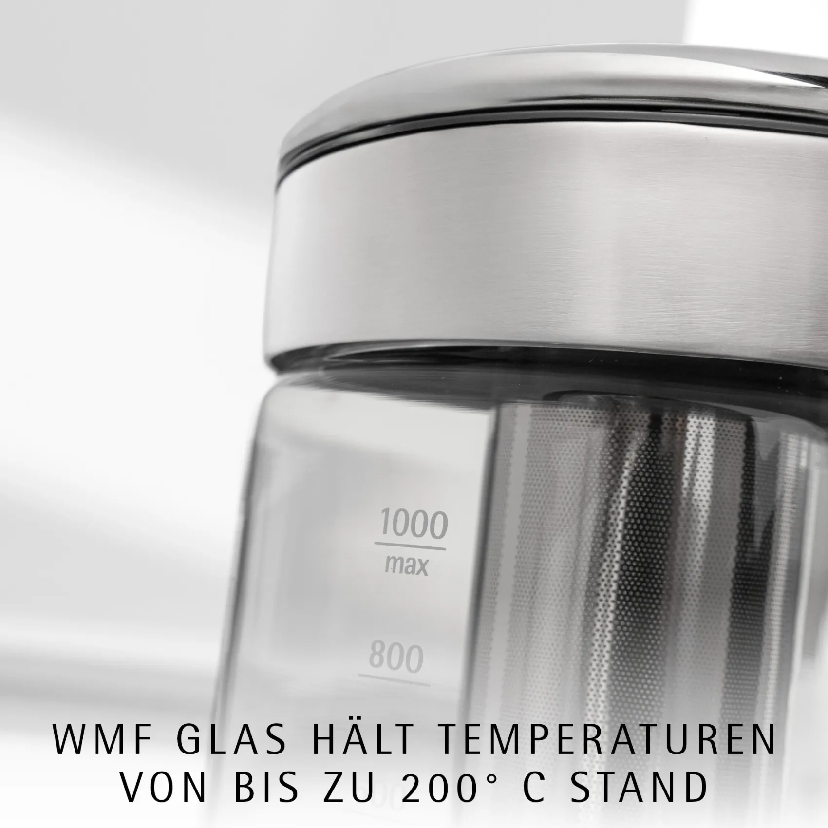 WMF Weitere Küchengeräte|Wasserkocher|KÜCHENminis Glas-Wasserkocher Vario 1,0 l