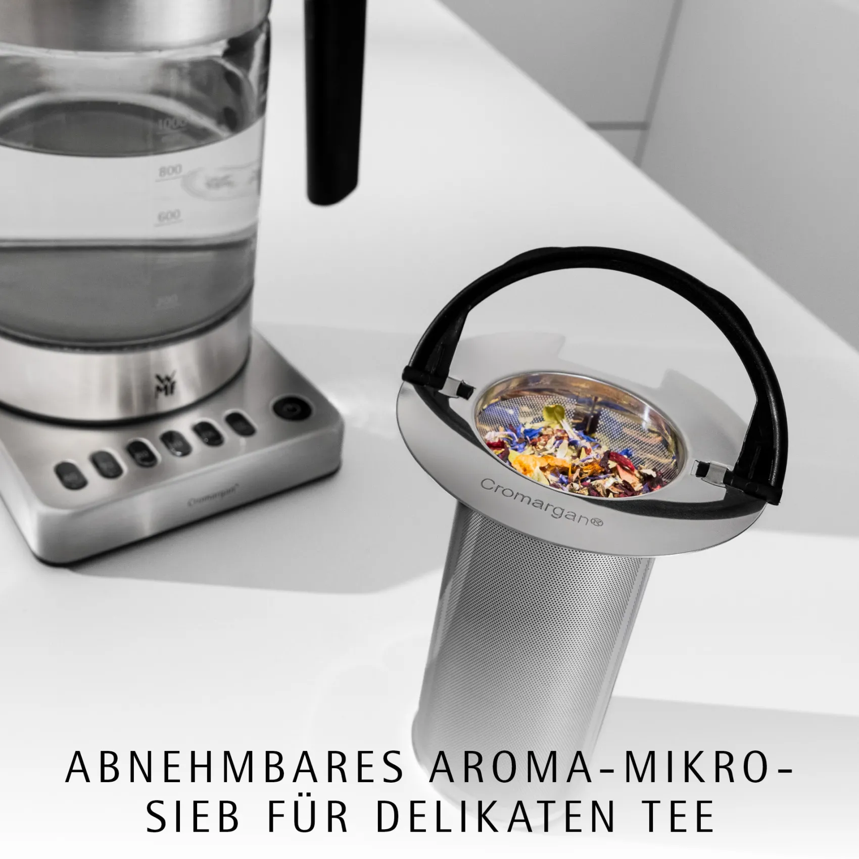 WMF Weitere Küchengeräte|Wasserkocher|KÜCHENminis Glas-Wasserkocher Vario 1,0 l