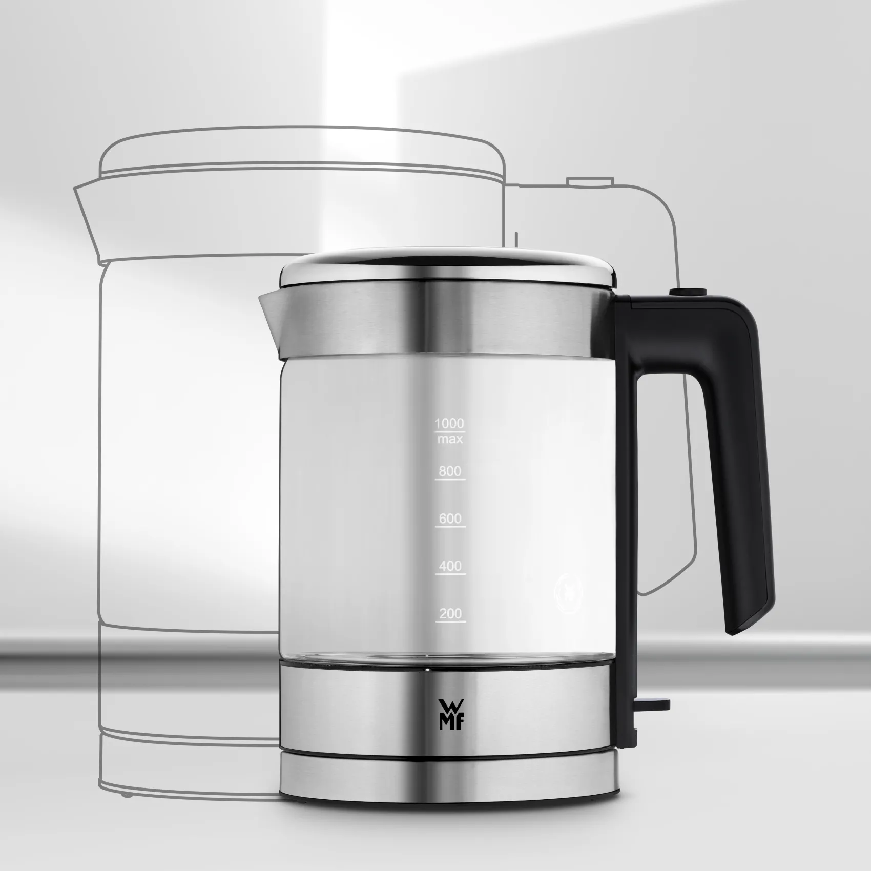 WMF Weitere Küchengeräte|Wasserkocher|KÜCHENminis Glas-Wasserkocher