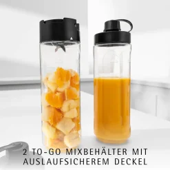 WMF Mixer|KÜCHENminis Smoothie-to-go, Deep Black