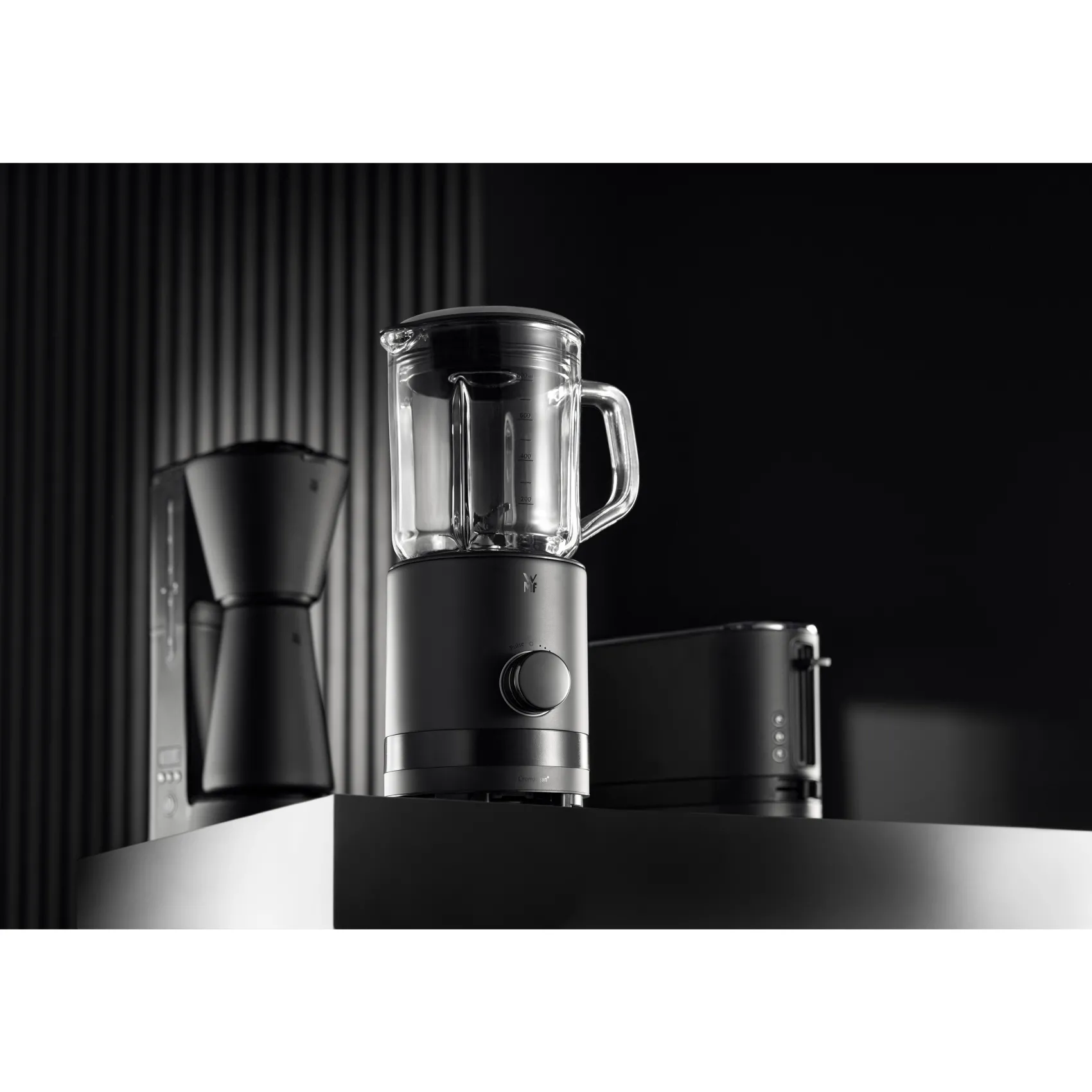 WMF Mixer|KÜCHENminis Standmixer 0,8 L, Deep Black