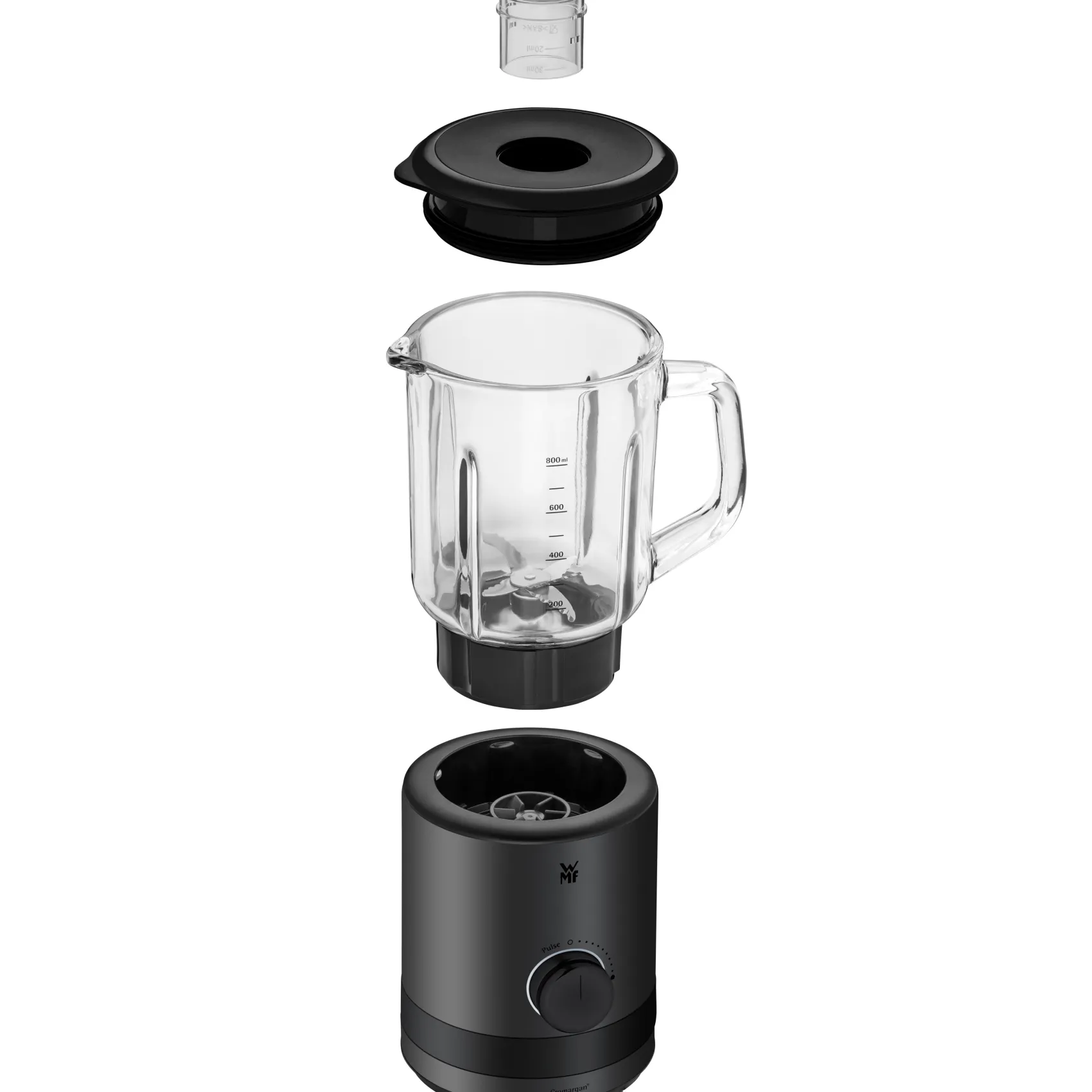 WMF Mixer|KÜCHENminis Standmixer 0,8 L, Deep Black
