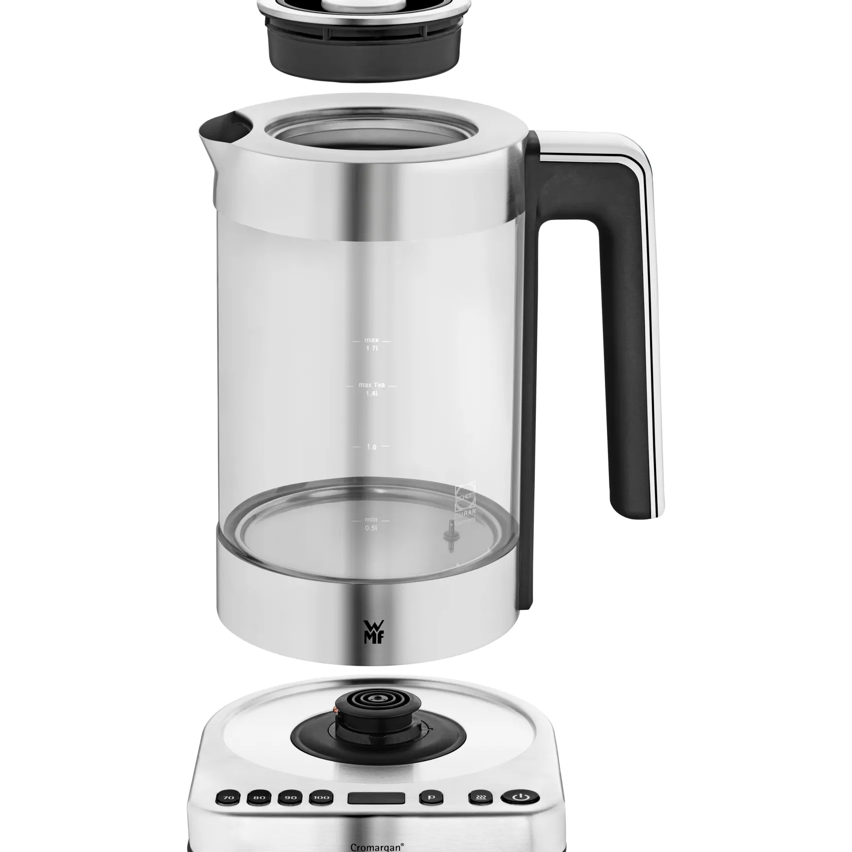 WMF Wasserkocher|Weitere Küchengeräte|Lono Tee- und Wasserkocher 2-in-1, 1,7 l