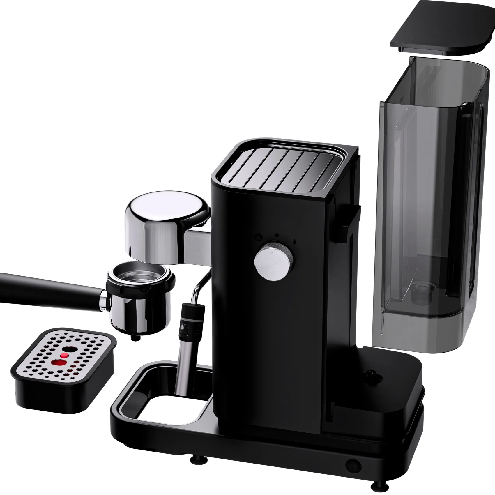 WMF Siebträgermaschinen|Lumero Espresso Siebträgermaschine, Deep Black
