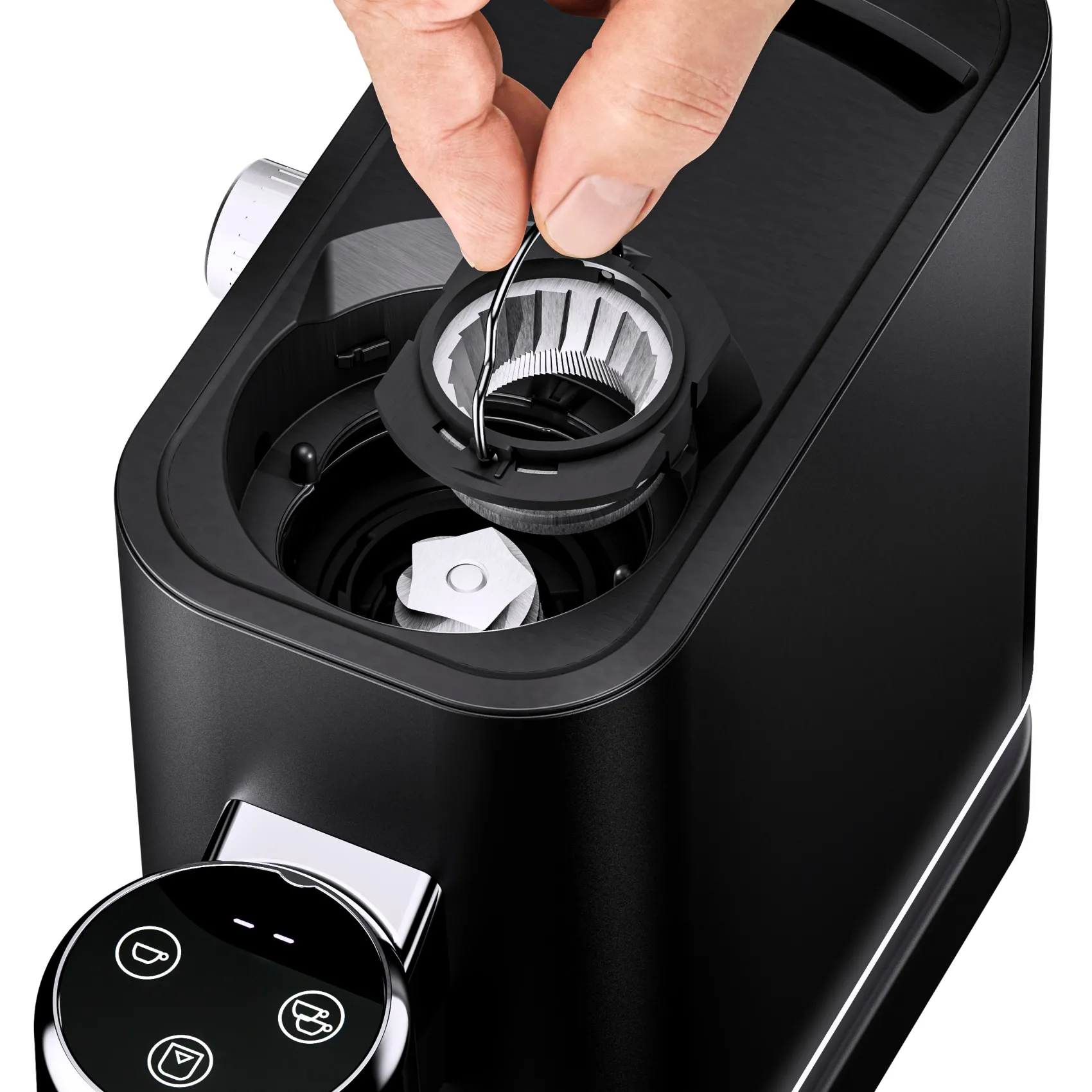 WMF Kaffeemühlen|Lumero Espressomühle, Deep Black