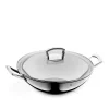 WMF Woks|Pfannen Mit Deckel|Wok mit Glasdeckel, 36 cm